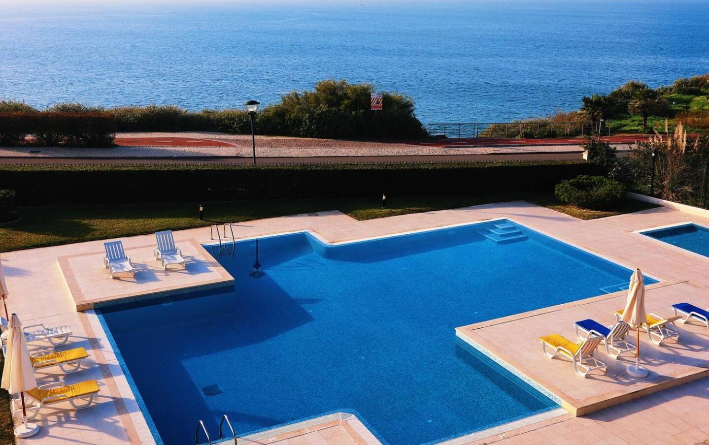 Sea View W Pool, Terrace & Parking Apartment Cascais Exterior photo